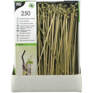 STECCHINI BAMBU' | 18 CM CON NODO | 250 pz
